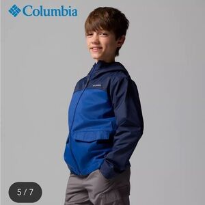 Columbia Boys Rain-Zillow Fleece-lined Rain Jacket XXS